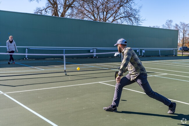 Eastmorland residents can enjoy a game of Pickleball at Olbrich Park in Madison, WI.