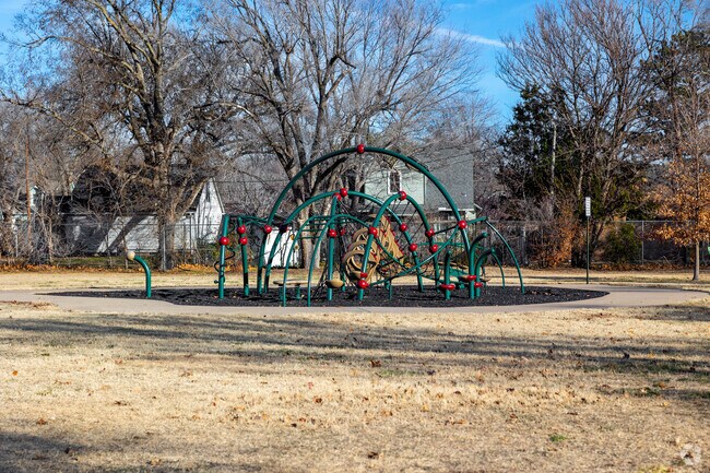There is a small playground located at Newton's Roosevelt Park.
