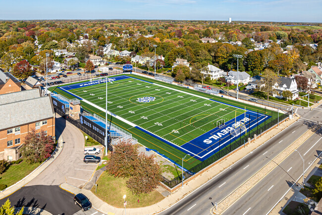 Fairhaven High School in Oxford has a stadium that is used for multiple sports.