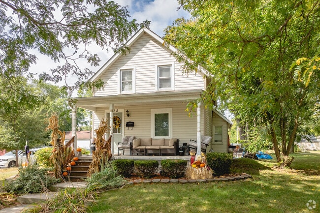 This home features a nice front porch for family time in Southeast Monroe.