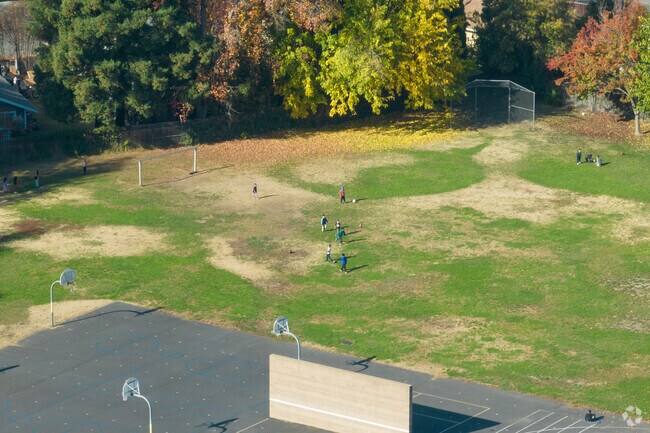 Students at Yav Pem Suab Academy loves playing soccer.