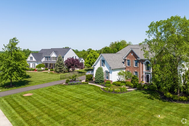 Families enjoy large front and back yards in Skippack’s residential neighborhoods.