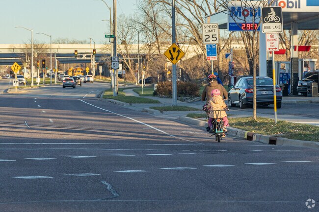 Elvehjem residents take a cruise down the bike friendly streets.