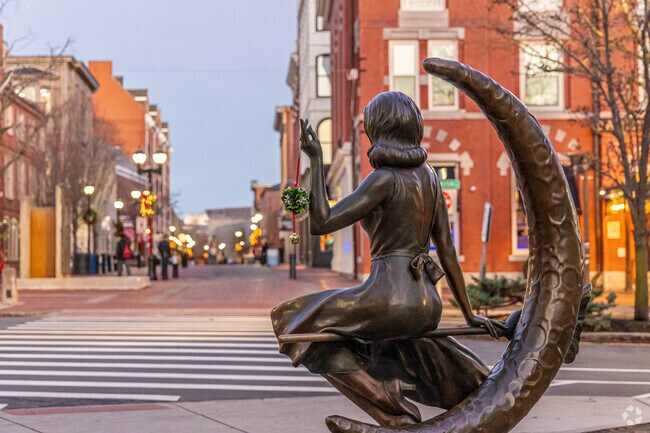 The Witch Statue near North Salem is a historic, popular spot for photos.