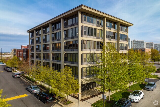 Mid Rise Condo buildings are a common site in the Prairie Shore neighborhood.
