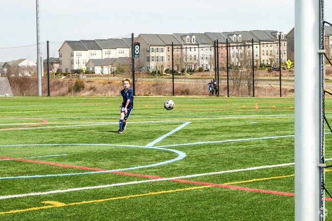 Embrey Mill Park is a great place to play soccer for local residents.