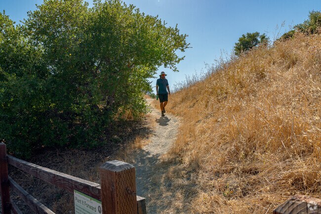 Enjoy a walk on the trails of Terrace Hill and take in the views when you reach the top.