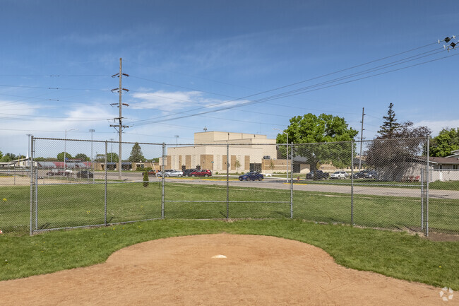 Students can use the baseball field at St. Aloysius School in Sauk City.