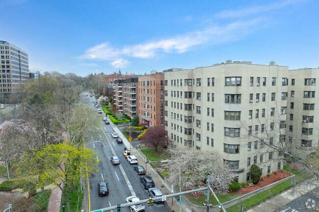 Enjoy a nice view in White Plains in one of the many buildings to live in.