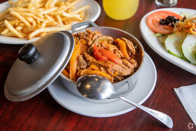 Traditional Cuban dish ropa vieja is served at Caribbean Grill near Banyan Trails.