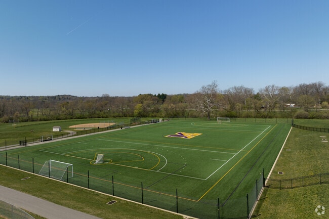 A view of Mount Saint Joseph's Academy athletic field in Flourtown.