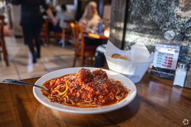Joe's Italian serves generous portions of spaghetti and meatballs in the Edgemont area.