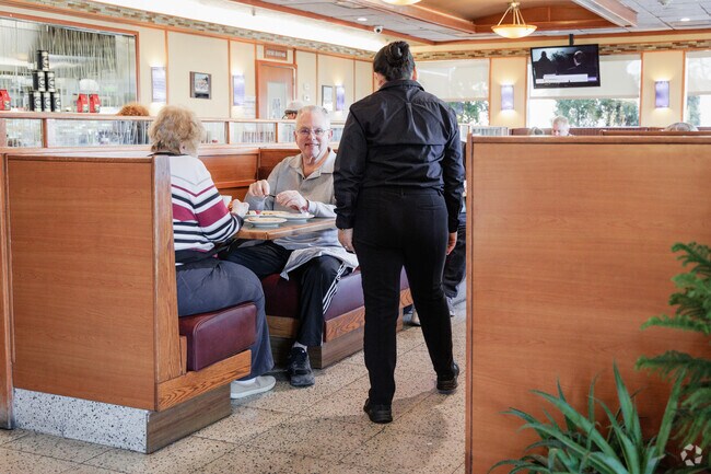 The service brings a smile at the Northvale Classic Diner in Northvale, NJ.