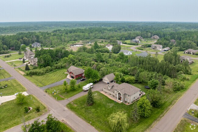 Hermantown is a residential suburb with newer housing developments and spacious lots.