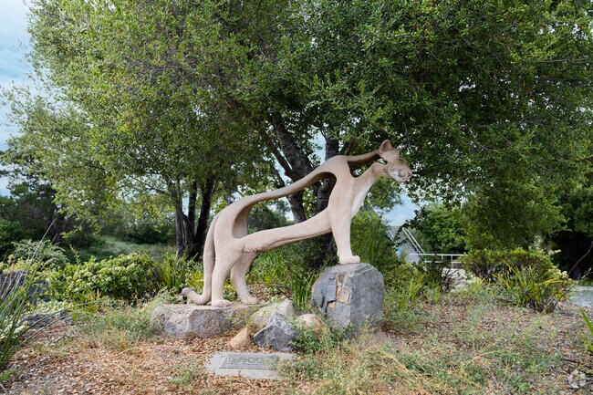 Mt. Woodson Elementary School in Ramona has a mountain lion as their mascot.