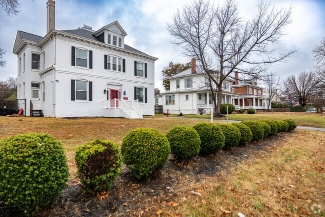 This row of homes in Ginter Park exemplifies the neighborhood's impressive architecture.