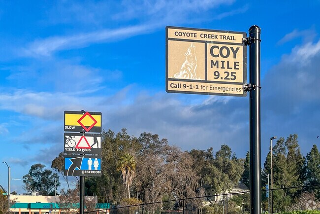Residents can hike the Coyote Trail in Kennedy, San Jose, CA.