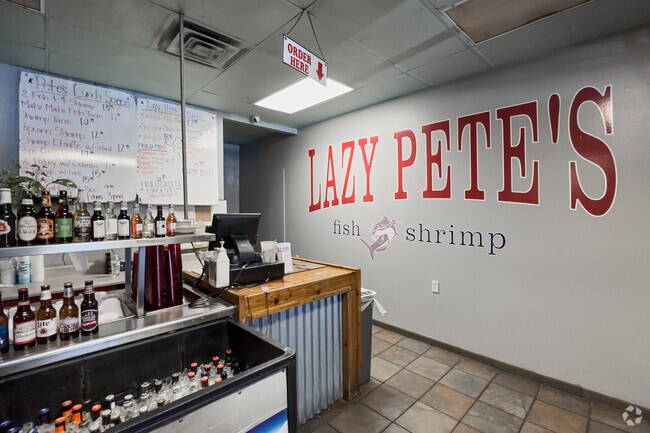 Lazy Pete's Fish and Shrimp in Rock Creek offers a large selection of creole and seafood dishes.