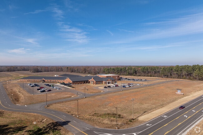 Full campus of Elkmont Elementary School in Elkmont Alabama.