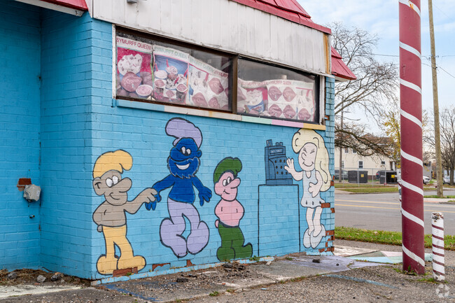 Local artist adorn buildings in Franklin with vibrant murals.