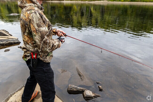 Try your luck on the Androscoggin River in Livermore.