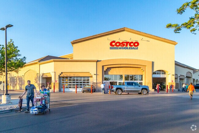 Less than a mile from the Trumbull Village neighborhood's eastside, Eubank Boulevard is lined with several big-box stores such as Costco.