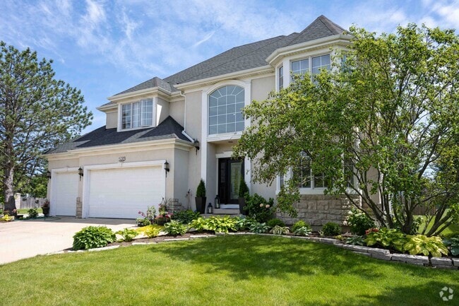 Manicured lawns add to the luxurious feel of Saddle Creek, a neighborhood in Naperville, IL.