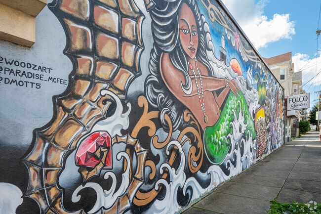 Make sure to look for all the street art scattered throughout Riverside Park.