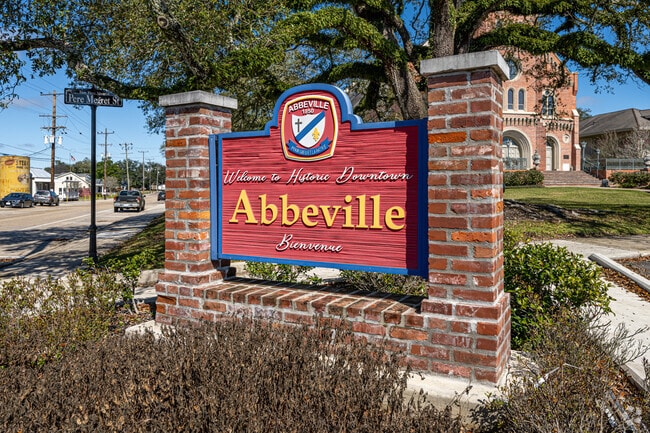 The historic town of Abbeville was founded in 1850.