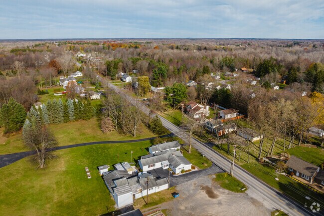 Some Alden homes are set along the surrounding forests.
