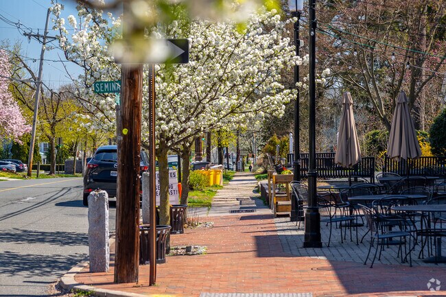 The walkability of the Hopewell neighborhood Allows Residents to visit shops and stores easily.