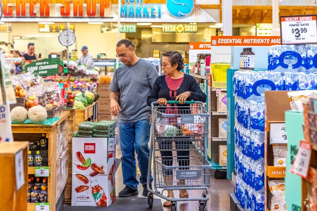 The nearest grocery store to Irvingdale is Russ’s Market, located on 33rd Street.