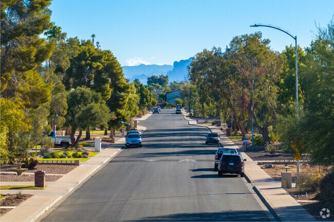 North Central Mesa has scenic mountain views as you drive in any direction.