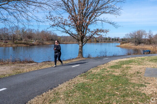For exercise College Park Woods residents can head over to Lake Artemisia for a jog.