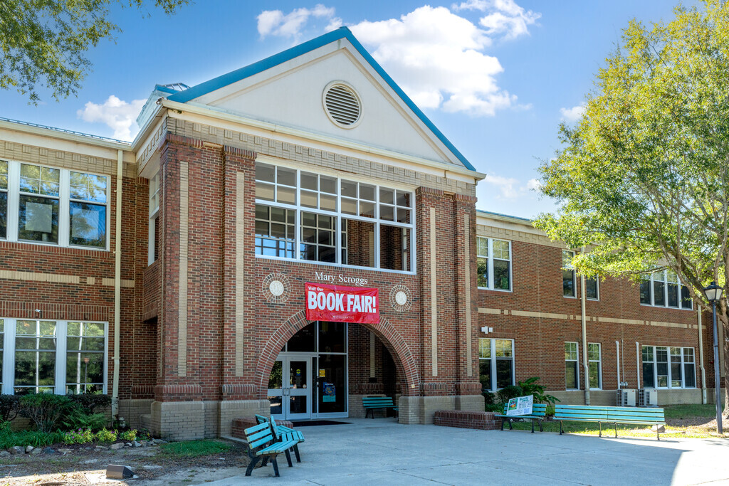 Mary Scroggs Elementary School located in Chapel Hill, NC.