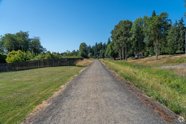 Glenwood's scenic trails invite residents for peaceful walks and bike rides.