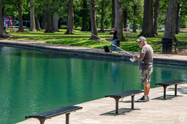 Westgate locals can cast a line into the stocked Westgate Park fishing pond.