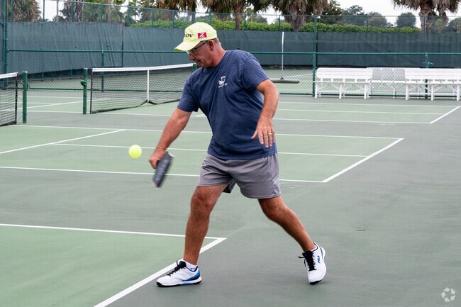 Bacall Recreation Center is a popular place for Village of Hemingway locals to play pickleball.