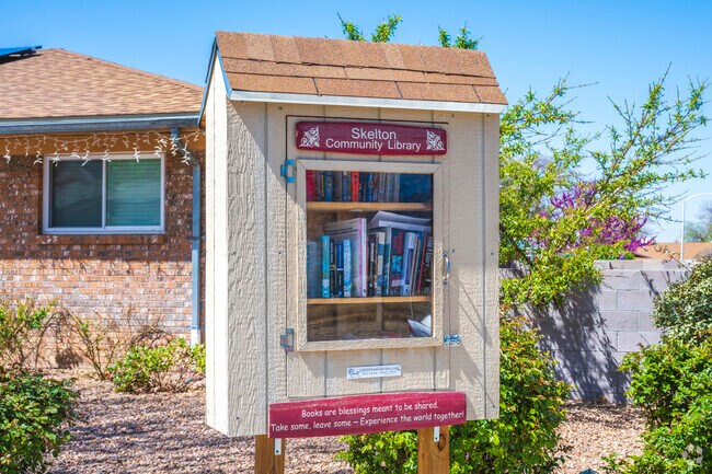 You can find several Little Free Libraries throughout Enchanted Park.