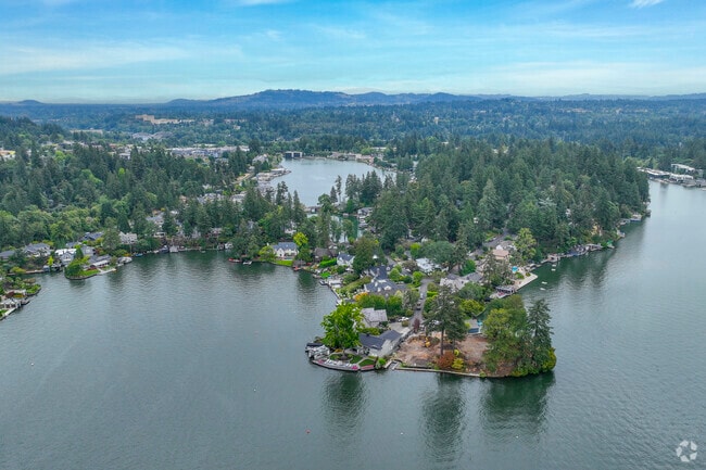 The Lakewood neighborhood has some amazing Lakeside homes.