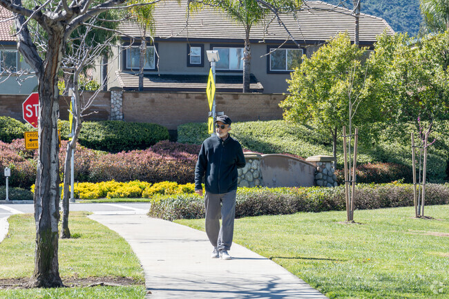 Most of the Eagle Glen community is very walkable for residents.