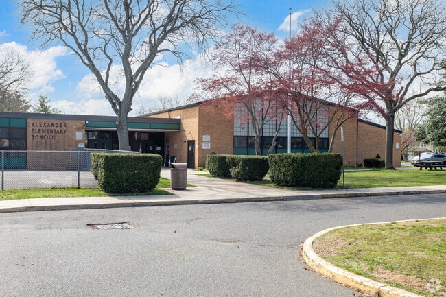 Alexander Elementary School sits near Reynolds Middle and Steinert High for easy access.