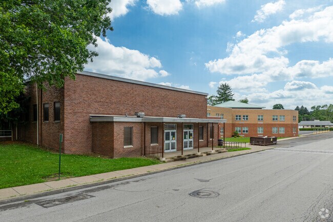 Enter the doors of East Palestine Elementary School.