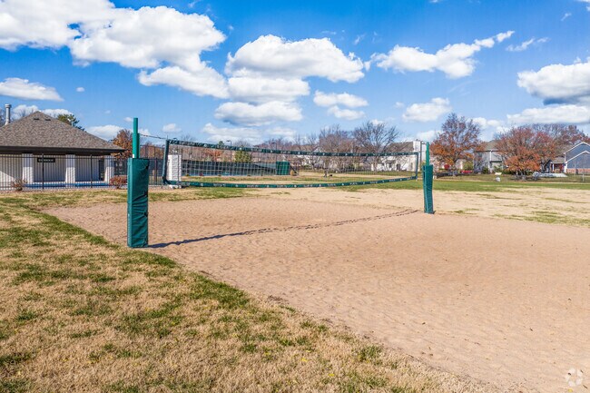 Get your friends together for a game of sand-volleyball in Northeast Wichita.