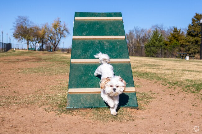 Happy Tails Dog Park is a great place for residents of Bryan to let their dogs off leash.