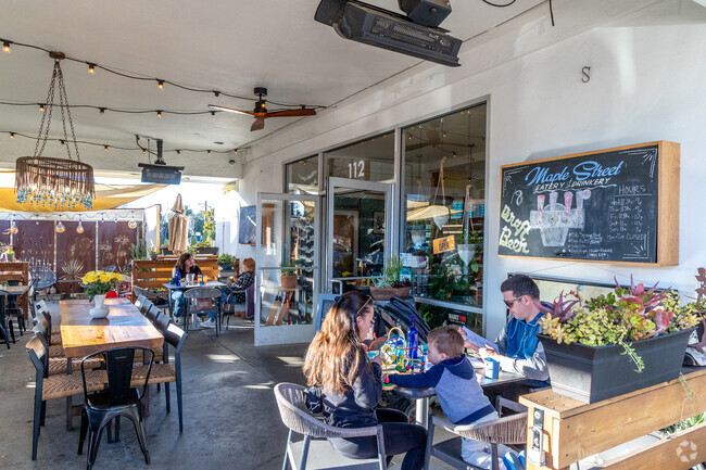Maple Street restaurant is one of the many great ones in Livermore downtown for Coventry locals.