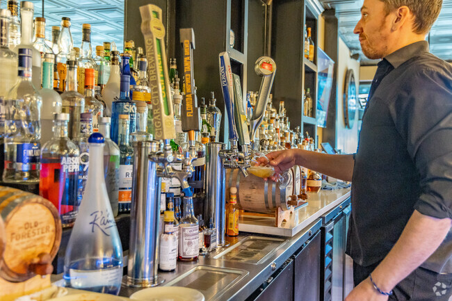 The Grill at Morris Bridge is a popular weekend place to gather near K-Bar Ranch.