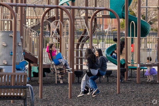 Your kids will never want to leave the large playground at Civic Center Park.