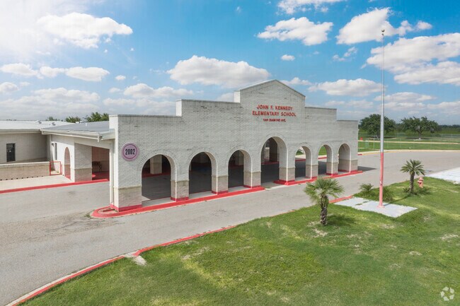 John F. Kennedy Elementary School hosts grades Pre-K to 5th in the La Joya, Tx area.