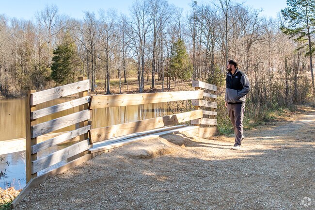 Enjoy a hike on the trails at Elon Park in Provincetowne.